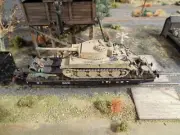 HO Roco Minitanks 15th Panzer Army Tank Car with Soldiers A1951 Custom Detail