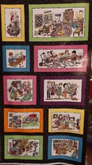 MODA Fabric - FABRICHOLICS FOREVER - 23" PANEL