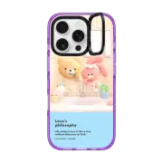 iPhone 16 Pro Impact Ring Stand Case MagSafe Compatible PINK&VEN Lovely Morning