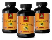 Panax - Korean Ginseng Powder 350mg - Immune System Booster - 3 Bottles