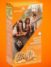 2025 Girl Scout FULL Case 12 BOXES. Peanut butter sandwich cookies GS Troop