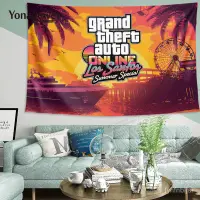 在飛比找蝦皮購物優惠-可可【背景布】GTA5俠盜獵車手俠盜飛車罪惡都市周邊禮物直播