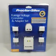 Proctor Silex 10082 Foreign Travel Voltage Converter and Adaptor Set