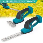 Cordless Hedge Trimmer 2IN1 Garden Pruner Edger Shears Wireless Grass& Weed NEW