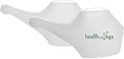 QwikFlo Economy, Light-Weight Neti Pot - Handy, Compact and Travel Friendly (White) (1 White)