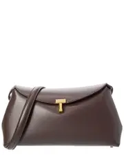 TOTEME T Lock Leather Shoulder Bag