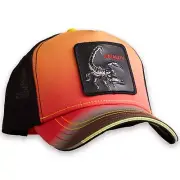 Goorin Animal Trucker Baseball Snapback Hat Cap Finish Him Fatality Scorpion Red
