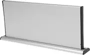Elegant Office Door Name Plate Sign Holder Aluminum Alloy Blank Name Tag Holders for Cubicles Wall Mountable 12x28 Double-Sided