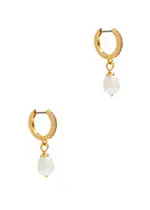 Kate Spade New York Precious Delight Gold-plated Hoop Earrings ONE SIZE