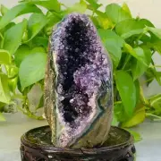 1320g Natural Amethyst Geode Mineral Specimen Crystal Quartz Energy Decoration