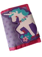 Unicorn Folding Girl’s Wallet Stephen Joseph Glitter