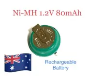 5 × NiMH Rechargeable Batteries 1.2v 80mAh
