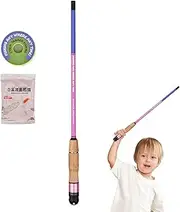 Pocket Fishing Pole,Carbon Fiber Telescopic Short Rod | Compact Tackle Stick, Lightweight Fishing Gear for Beginner Angler