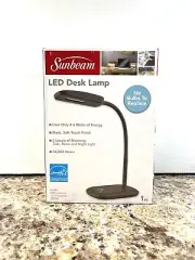 SUNBEAM Lámpara de escritorio LED de cuello flexible Luz ajustable Energy Star N