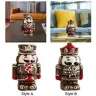 Ceramic Nutcracker Salt And Pepper Shaker Kitchen Decor Storage Container