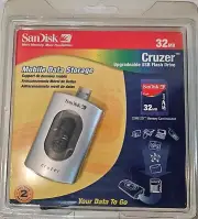 SanDisk 32MB Cruzer Upgradeable USB Flash Drive Mobile Data Storage Memory Card