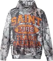 [Cactus Pack] Men's SAINT Graffiti Graphic printed Highweight Fabric hoodie Hip Hop cotton pullovers