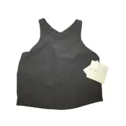 NWT Beyond Yoga Women Small Spacedye Refocus Cropped Tank Black Yoga Tank Top