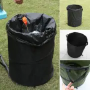 Portable Folding Lawn and Leaf Waste Bag Collapsible Trash Can Camping Waste Bin