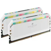 Corsair Dominator Platinum RGB DDR5 32GB(2X16GB) 6200Mhz CL36 Memory White