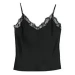 [Calvin Klein] Calvin Klein Lace-trimmed Camisole Top L BLACK