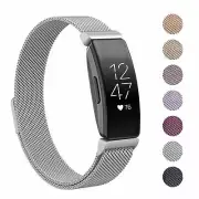 For Fitbit Inspire / 2 / HR Milanese Stainless Steel Magnetic Replacement Band