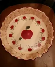 Apple Pie Plate Dish Baker