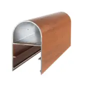 DECO 80 x 50mm 6.5m Ironbark DecoBatten QuickClick Radius Cover