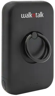 Walk n Talk - Wireless magnetic Powerbank 5000mAh - Black