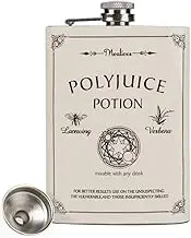 Mealivos 8 oz Stainless Steel Hip Flask (white)