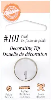 Wilton Decorating Tip For Food Decoration - 101 Petal,1Pkg