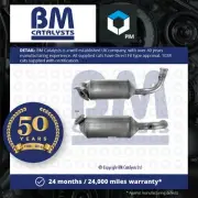 Diesel Particulate Filter DPF + Fitting Kit BM11108K BM Catalysts Soot Quality