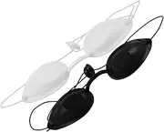 HONMEET 2pcs Eye Protection Goggles for Tanning Shade for Beauty and Skin for Relaxation