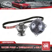 Gates Water Pump + Thermostat + Belt Kit for Ford Focus DNW 2.0L 96kW 1998-2005