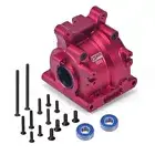 GPM Racing Aluminum 7075 Rear Bulkhead Red for Losi 1:10 Lasernut U4 Tenacity