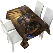 Sir Simion the Dragonhearted Fantasy Art Tablecloth