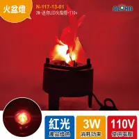 在飛比找PChome24h購物優惠-3W-迷你LED火焰燈-12.5cm*10cm-110v