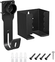 Charging Cable Holder Type 2, Wall Mounting Set for EV Charger Holder for SAE J1772 Connection for Electric Vehicles，Wall Mount Charger Holder