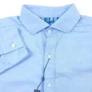 $178 Robert Graham Light Blue Brookridge Tonal Button Up Shirt Mens Size 2XL
