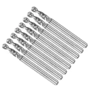 1/8" Shank 2.8mm Tungsten Carbide CNC Precision Micro PCB Drill Bits 8-Pieces