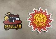 Pearl Jam Phoenix 11/19/13 Lightning Bolt Tour & 5/9/22 Gigaton Tour Sticker Lot