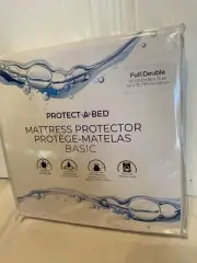 Full Double Mattress Cover Protector Allergen & Dust Mite Barrier Waterproof