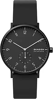 [SKAGEN DENMARK] Aaren Colored Silicone Quartz Minimalistic 41mm Watch