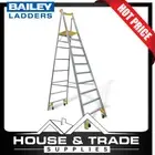 Bailey Platform Ladder 2.9m 10 Step Aluminium Stepladder P170 FS13544