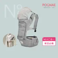 在飛比找momo購物網優惠-【POGNAE】寒流必備經典組(NO5二合一揹巾+親子毛絨大