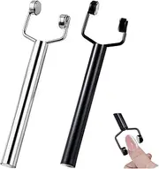 Dayinkes 2 x Y-shaped cat eye nail magnet, 3-in-1 double head nail magnet tool, stainless steel professional manicure set for salon/home, for nail design and gel polish lovers