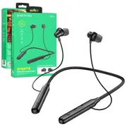 Borofone BE56 Wireless Bluetooth 5.0 Light Neck Hanging Headphones in-Ear Sports Earbuds Earphones for Running/Fitness/Gaming/Music (Black)