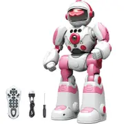 Catzon RC Robot Toys for Kids with Gesture Sensing Interactive Warrior Robot 1538-Pink