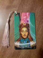 High Priestess-Light SeerTarot Bookmark Oracle Card Art Deck Gift Purify&Charged