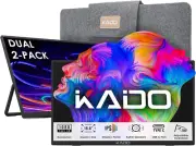 Dual Portable Monitor Setup - 2-Pack 15.6" FHD for Laptop, 1920X1080 IPS HDMI US